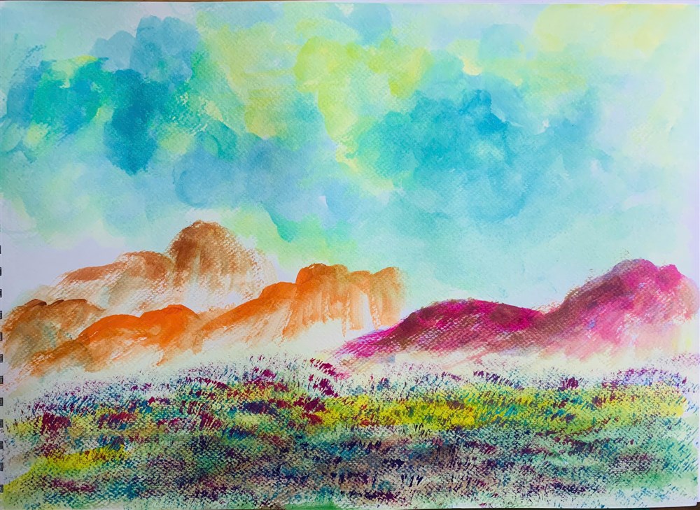 VẼ CẢM XÚC K02  Khóa vẽ online cho người lớn & trẻ em, Phí tùy tâm